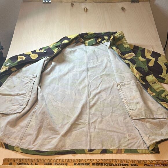 Vintage Czech Salamander Camouflage Jacket Chore Coat Field Jacket Military RARE - Picture 5 of 6